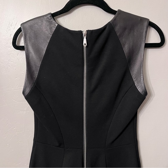 Rebecca Minkoff Logan Genuine Lambskin Leather Mini Dress - Picture 7 of 8
